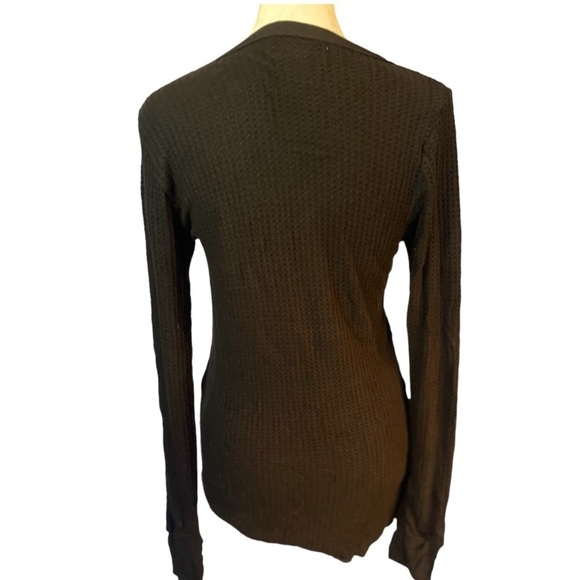 Michael Lauren Fitted V-Neck with Thumbholes in Style Warwick Black Size Small - Picture 4 of 9